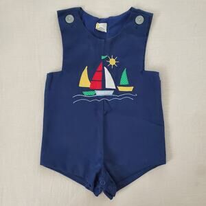 Vintage Sailboats Jon Jon 9-12 months